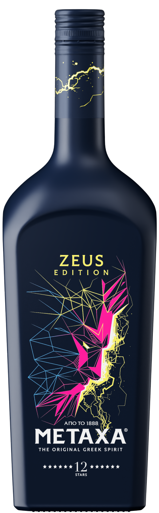 METAXA 12 Stars Zeus Edition - lightning caught in a bottle