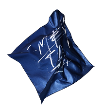 Greek typography scarf