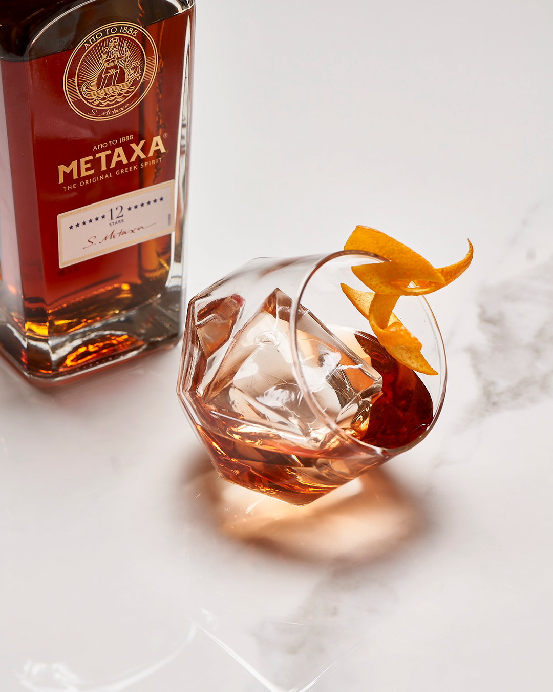 Should I drink METAXA on ice?