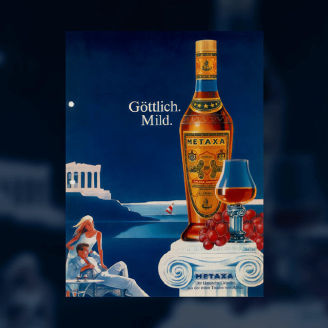 Poster from 1980s - METAXA